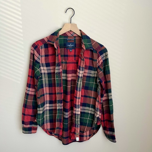 American Eagle Outfitters Tops - Women’s Fall American Eagle Plaid Button Down